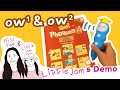 Demo|-ow(crow) -ow(cow) | Sound Different |Go Phonics |5 Easy Steps| Easy English|Ms Pam &Little Jam