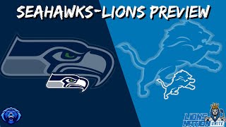 Detroit Lions | Seahawks-Lions Preview [Detroit Lions News And Rumors]