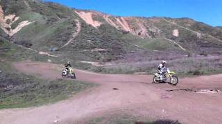 Hitting a Ramp at Reche Canyon