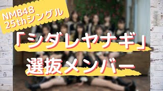 【NMB48】25th single 「シダレヤナギ」選抜メンバー紹介映像