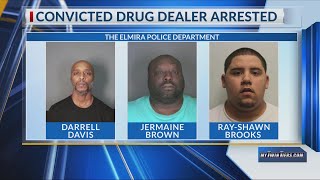 Convicted drug dealer, associates arrested in Elmira cocaine investigation