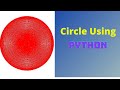 Python Turtle Graphics - Draw Circle | Fill Color | Circle Method | Code Python Circle
