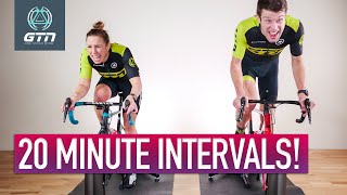 20 Minute Power Interval Session | Indoor Bike Workout