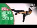 Ivett Toth brings AC/DC to ice - Back in Black + Thunderstruck | Music Monday