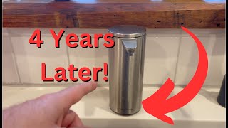 4 Years Later With simplehuman Touch Free Soap Dispenser