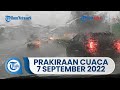 Peringatan Dini Cuaca Hari Ini oleh BMKG, Hujan Lebat Berpotensi Terjadi di 23 Wilayah Indonesia