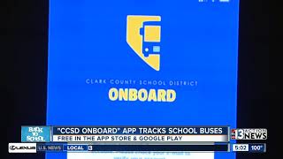 New 'CCSD Onboard' app tracks school buses in the Las Vegas valley