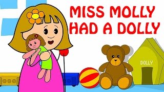 Miss Molly had a Dolly | Animated Nursery Rhyme in English Language