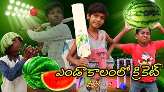 yendakalam lo cricket || part - 1|| mana palle sithralu || village comedy