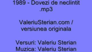 Valeriu Sterian - 1989 - Dovezi de neclintit (originala)