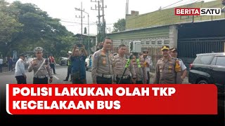 Polisi Olah TKP Kecelakaan Maut Bus Pariwisata di Kota Batu | Beritasatu