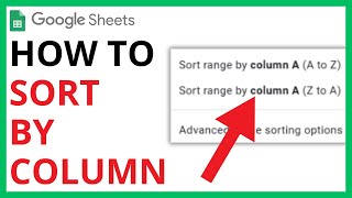 How to Sort by Column in Google Sheets [QUICK GUIDE]