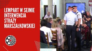 M. Lempart w Sejmie: Interwencja Sraży Marszałkowskiej