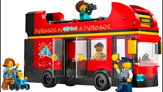 LEGO City 60407 Double Decker SightseeingBus - LEGO Speed Build Review