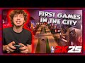 MY FIRST GAMES IN THE CITY ON NBA2K25