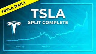 TSLA Hits All Time High After Stock Split, Elon Musk Heads to Germany, Tesla Firmware 2020.36