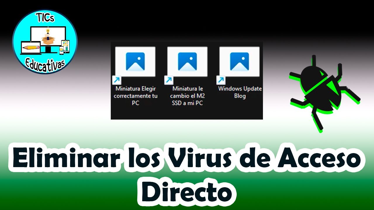 Como Eliminar Los Virus De Acceso Directo De Mi USB | Te Enseño Dos ...