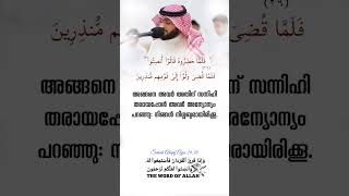 ജിന്നുകളില്‍ ഒരു സംഘത്തെ നാം നിന്‍റെ അടുത്തേക്ക് ഖുര്‍ആന്‍ ശ്രദ്ധിച്ചുകേള്‍ക്കുവാനായി തിരിച്ചുവിട്ട