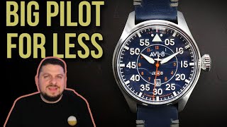 AVI-8 HAWKER HURRICANE CLOWES Automatic Big Pilot Watch an IWC Big Pilot Homage