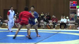 第12回東日本サンボ選手権大会：男子68kg級決勝　橋本大喜vs大道祐二郎