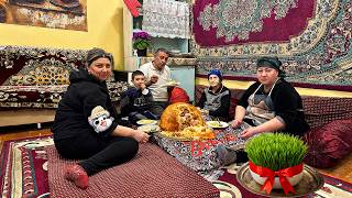 94-Year-Old Grandma’s Nowruz Tradition 🌸 Cooking Shah Pilaf & Dyeing Eggs for Her Family
