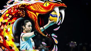 Cobra Style Serve by Mayu Ishikawa | Craziest Serve in Volleyball History