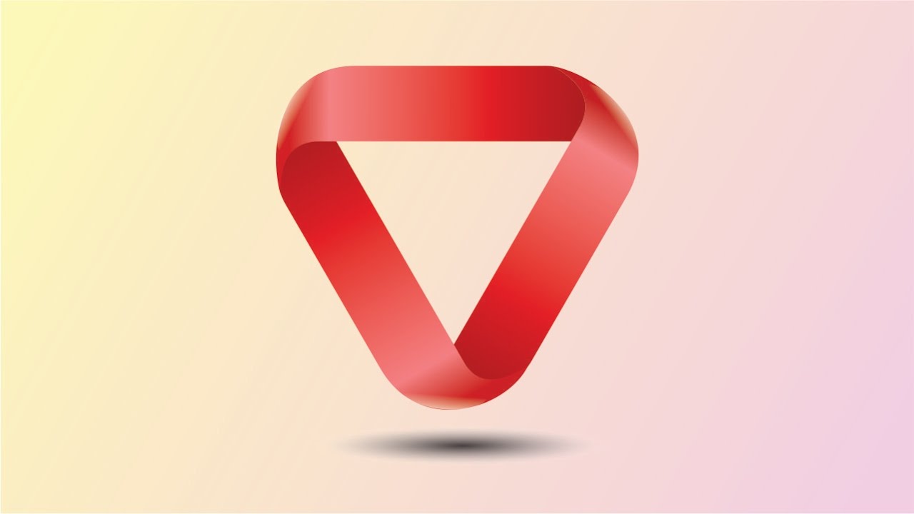 3d Triangle Tutorials Corel Draw Tutorial Youtube