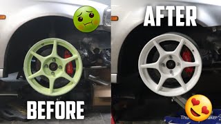 Painting My Kosei K1 Wheels! (The Right Way!)