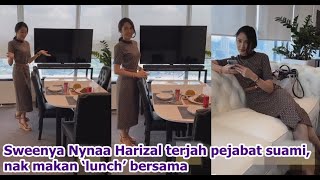 Sweenya Nynaa Harizal terjah pejabat suami, nak makan ‘lunch’ bersama