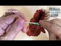 공주님 스타일 핸드워머 코바늘 뜨기 crochet fingerless mittens for beginners