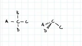 3-D structures wedges & dashes
