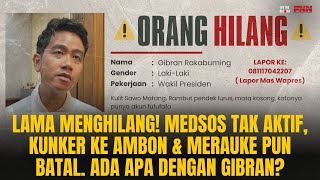 LAMA MENGHILANG! MEDSOS TAK AKTIF, KUNKER AMBON \u0026 MERAUKE PUN BATAL. ADA APA DGN GIBRAN? | OTR #836