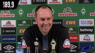 Vor Werder Bremen gegen den 1. FC Köln: Die Highlights der Pressekonferenz in 189,9 Sekunden