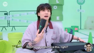 BTS Jungkook Spotify Interview Behind The Scenes