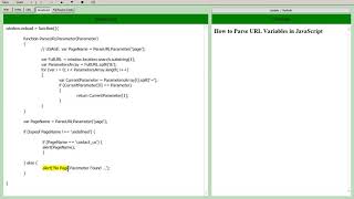JavaScript - How to Get URL Parameters - Parse URL Variables