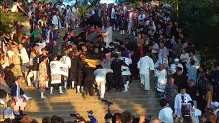 北条秋祭り２０１７　みこし落とし４回目