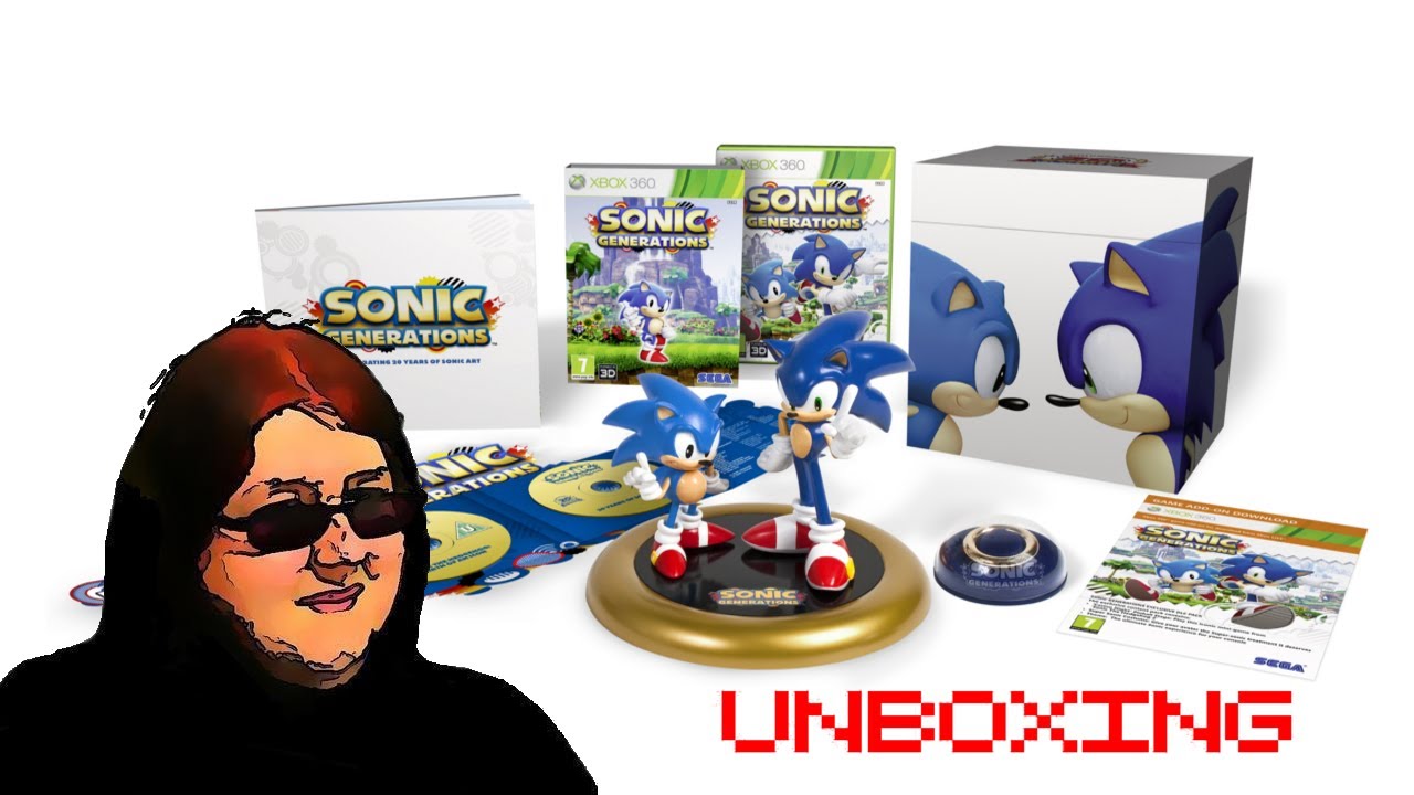 Sonic Generations Collector's Edition Unboxing - YouTube