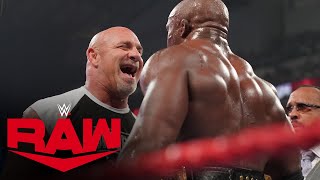 Goldberg emerges to confront Bobby Lashley: Raw, July 19, 2021