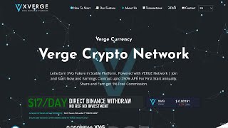 XVG Network Platform | New Cloud Mining | Instant Withdraw