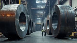 How Giant Saw Blades Are Made From Scrap Steel. Forging Machinery And Equipment In Working