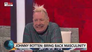 Johnny Rotten/John Lydon (Sex Pistols) on current leftists/politics