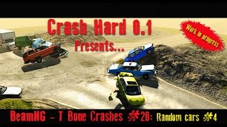 BeamNG T bone Crashes #20: Random cars #4