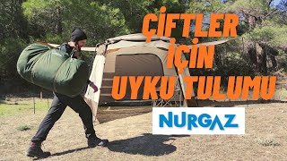 NURGAZ Çift Kişilik Kışlık Uyku Tulumu (CAMPOUT İNDİRİM KODU YGZ2021)