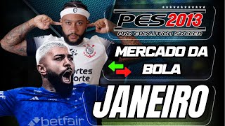 🏆PES 2013 PATCH 2025 COM GABIGOL NO CRUZEIRO, PAULINHO NO PALMEIRAS, OSCAR NO SÃO PAULO ! #pes2013