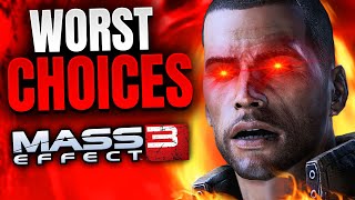 10 Most CURSED DECISIONS in Mass Effect 3