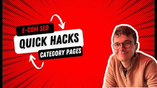E-Commerce SEO - Quick Hack #3 - Look for Missing Category Pages