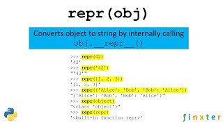 Python repr() Function -- A Helpful Guide with Example