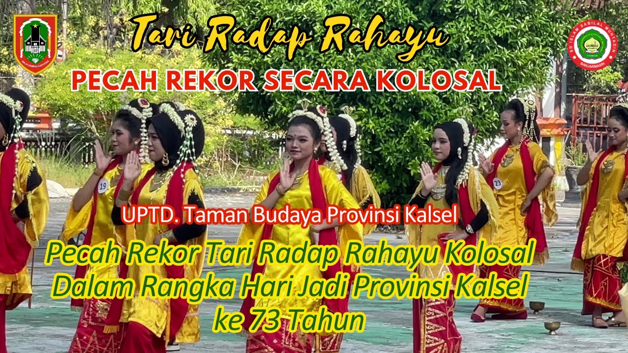 Sdi Sabilal Muhtadin Berpartisipasi Dalam Pemecahan Rekor Tari Radap