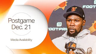 12-21-24 Phoenix Suns Postgame Media Availability: Head Coach Mike Budenholzer and Kevin Durant