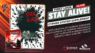 STAY ALIVE! - CYPHER SYSTEM SUPPLEMENT || FIRST LOOK